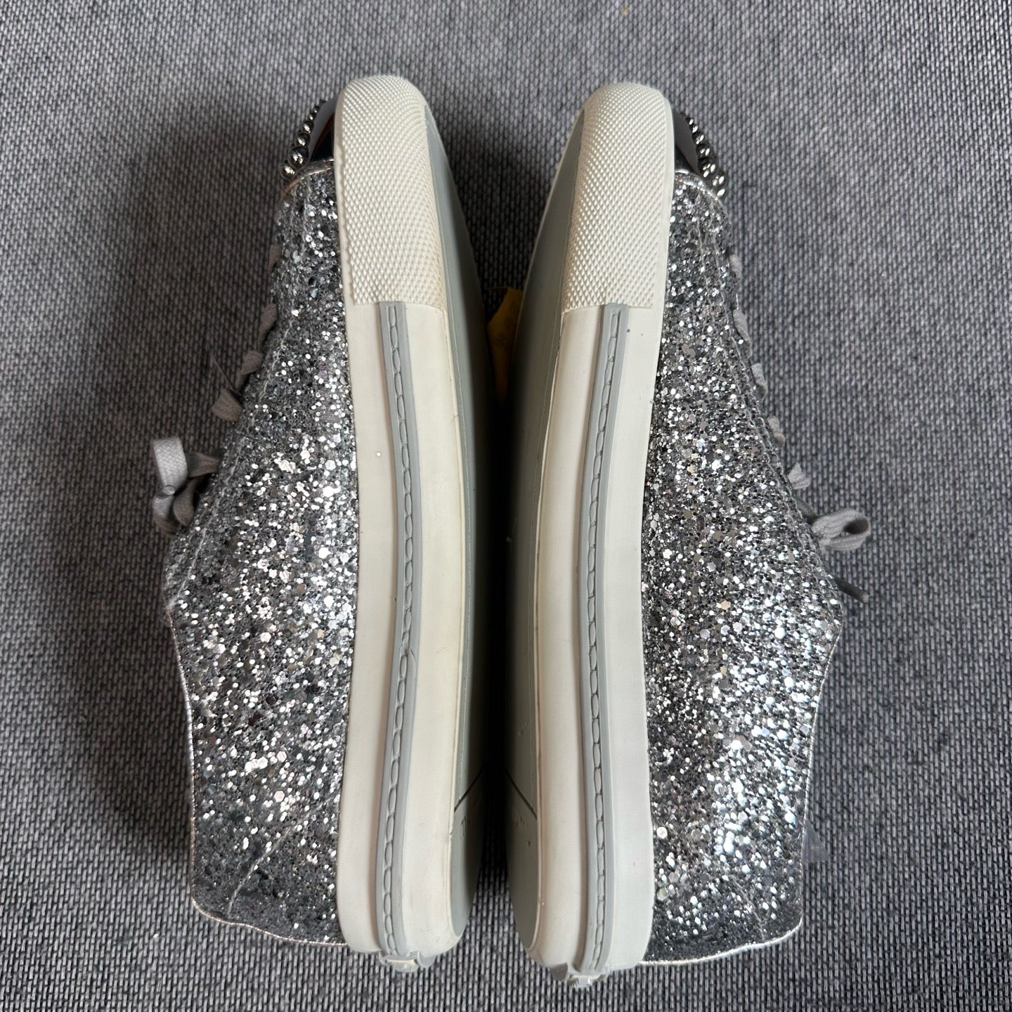 Miu Miu Silver Skate shoes