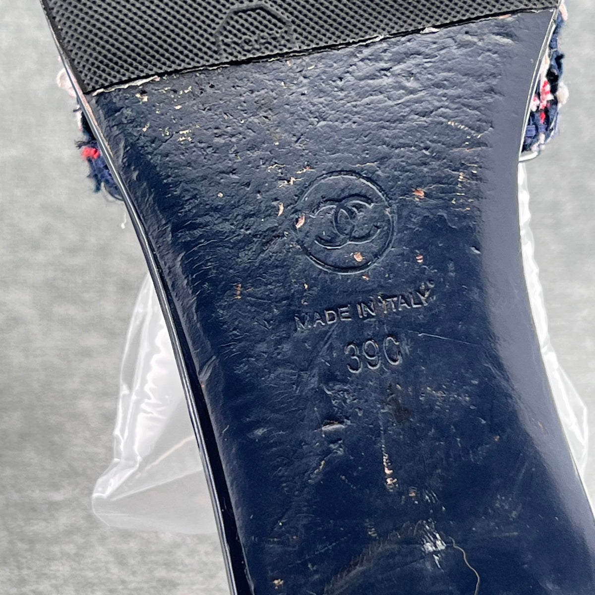 Chanel Tweed Multicolor Flip flop