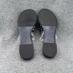 Chanel Tweed Multicolor Flip flop