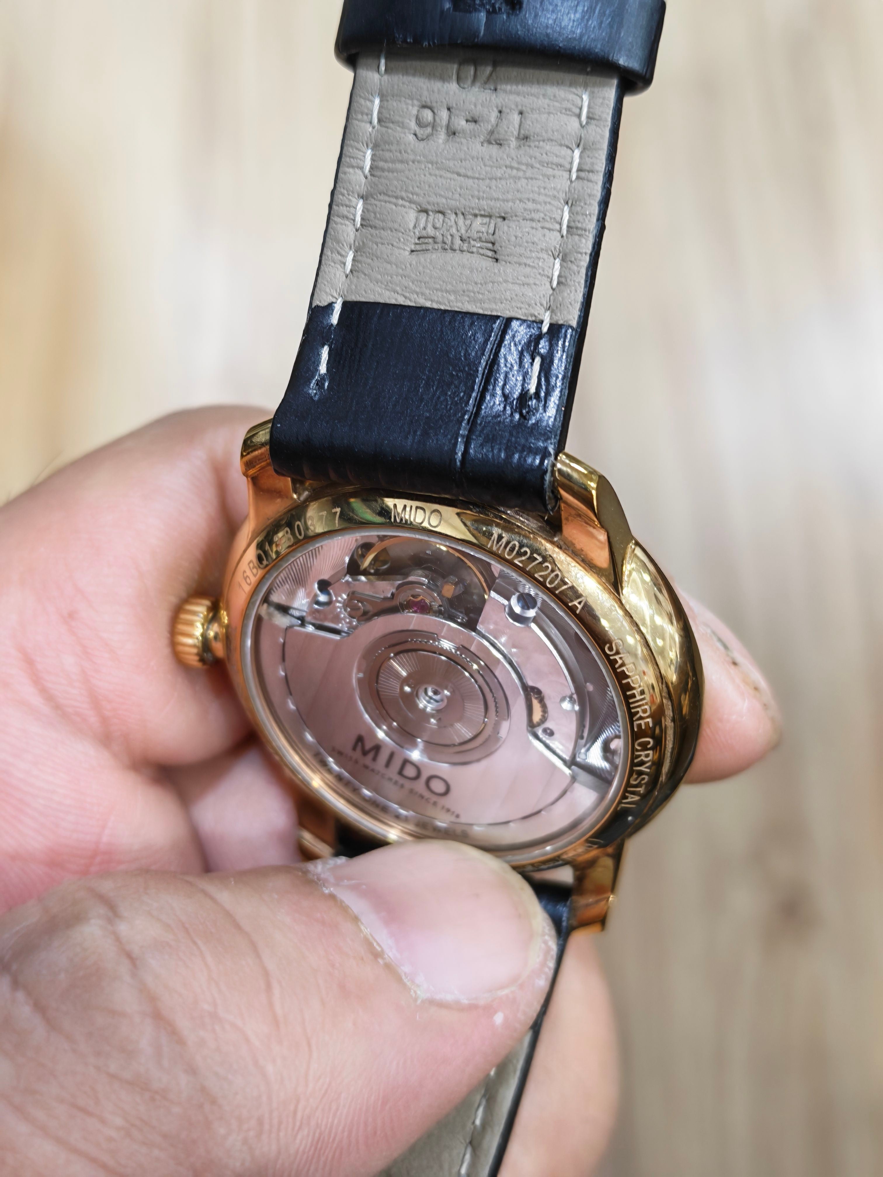 Mido Berenice Rose gold Automatic (self-winding) watch 33 millimeters M027.207.36.260.00