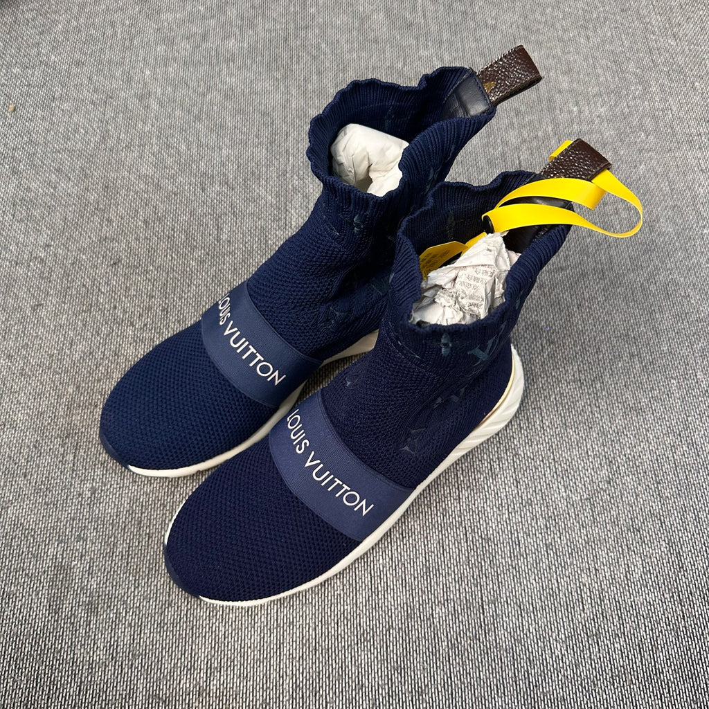 Louis Vuitton Navy Ankle boots