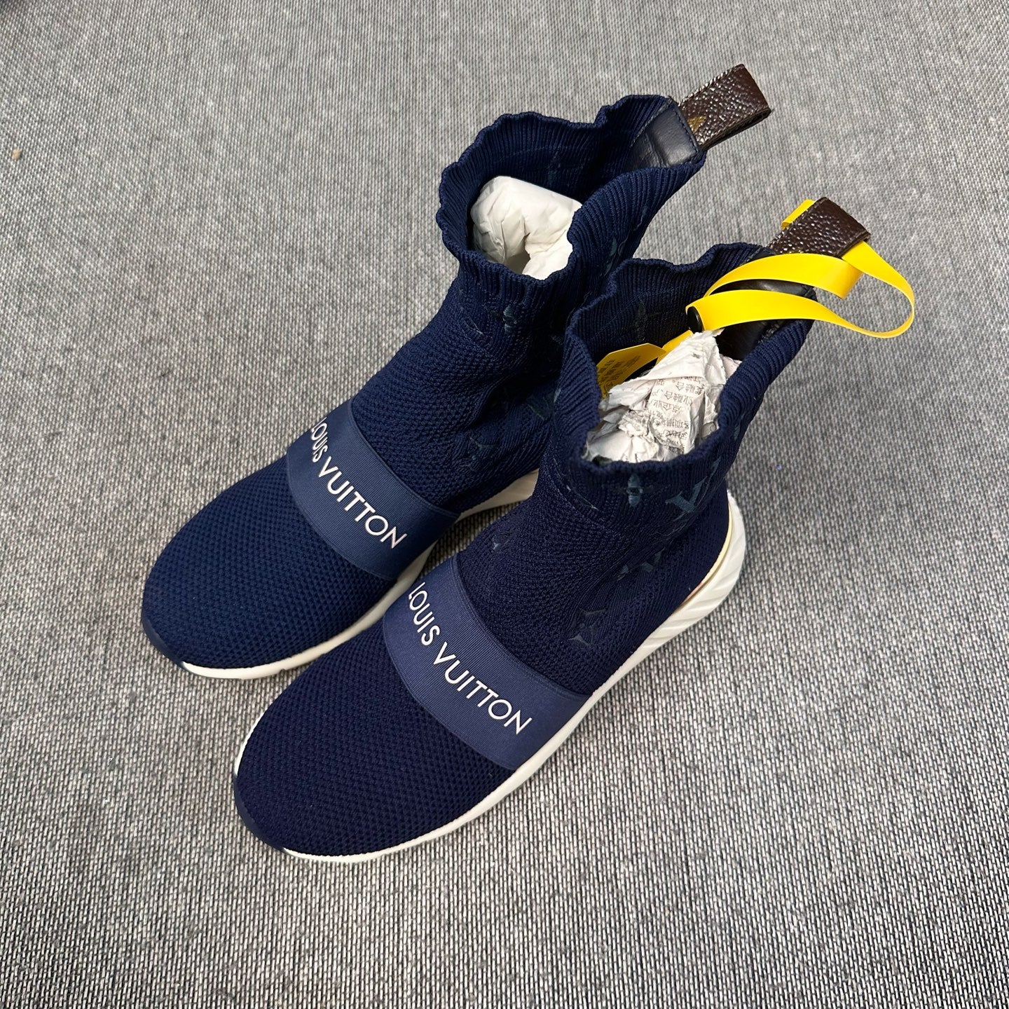 Louis Vuitton Navy Ankle boots