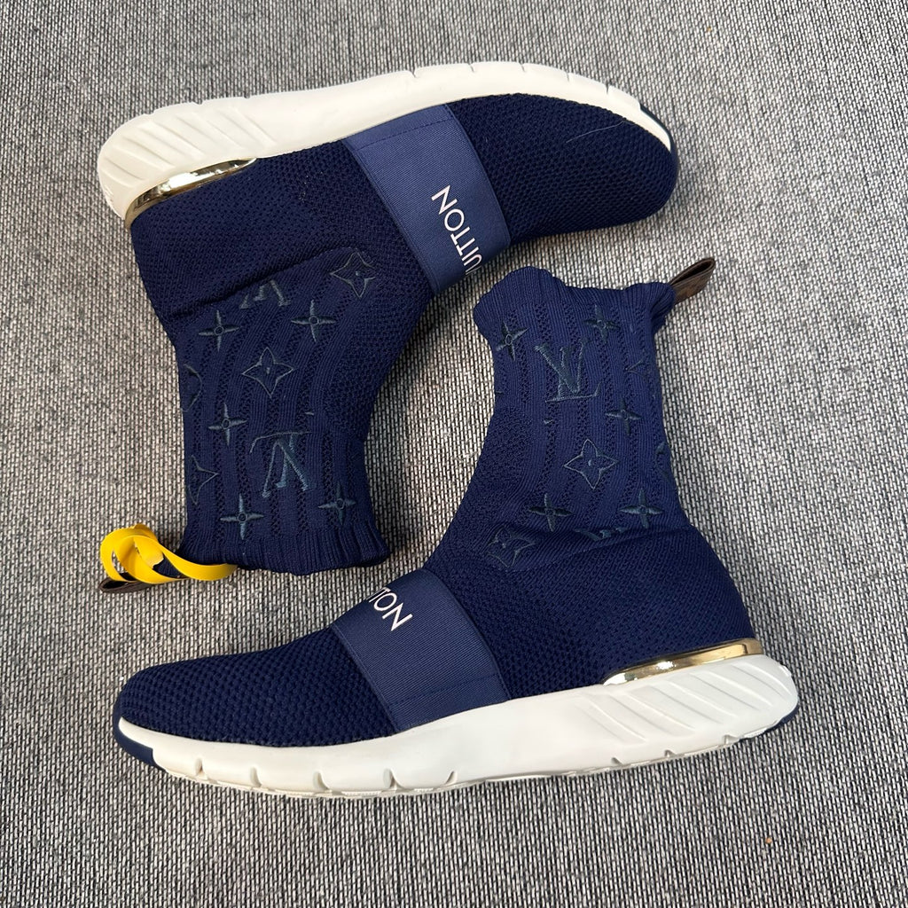 Louis Vuitton Navy Ankle boots