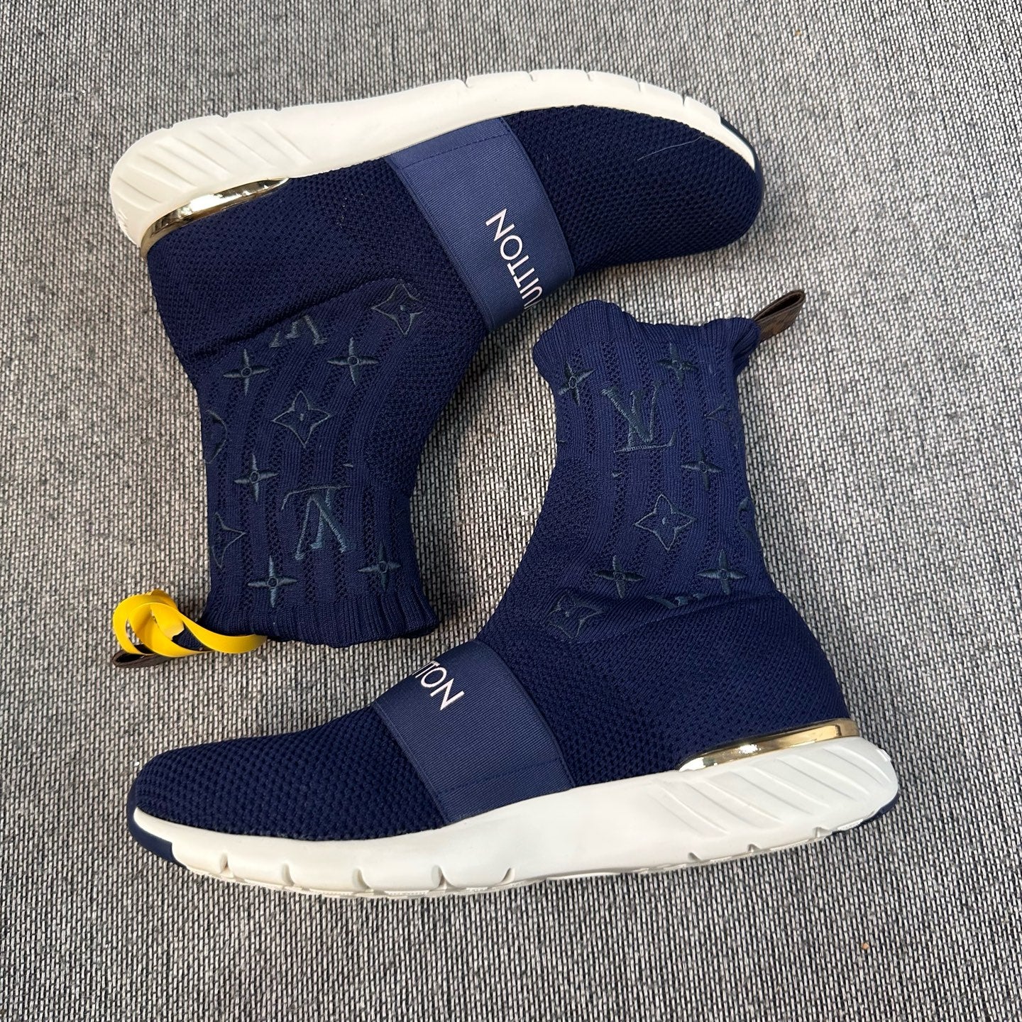 Louis Vuitton Navy Ankle boots