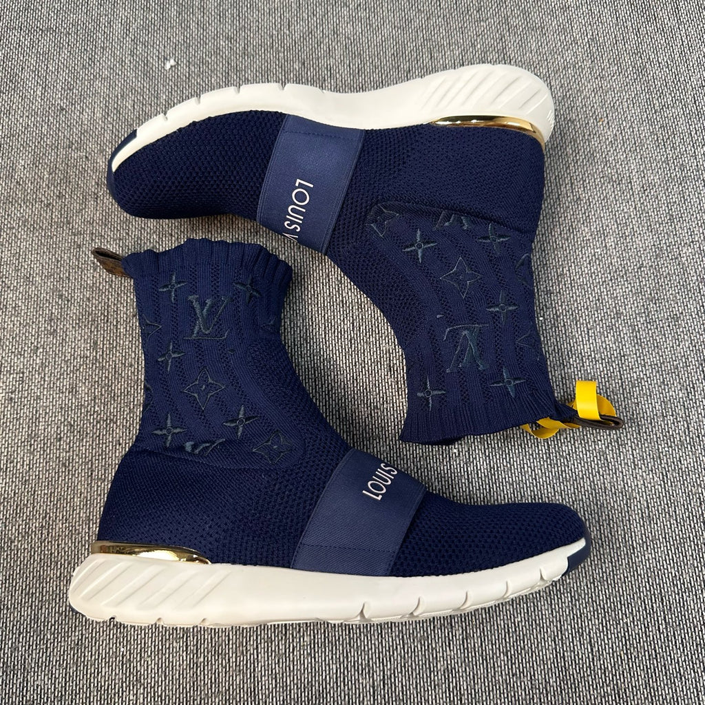 Louis Vuitton Navy Ankle boots
