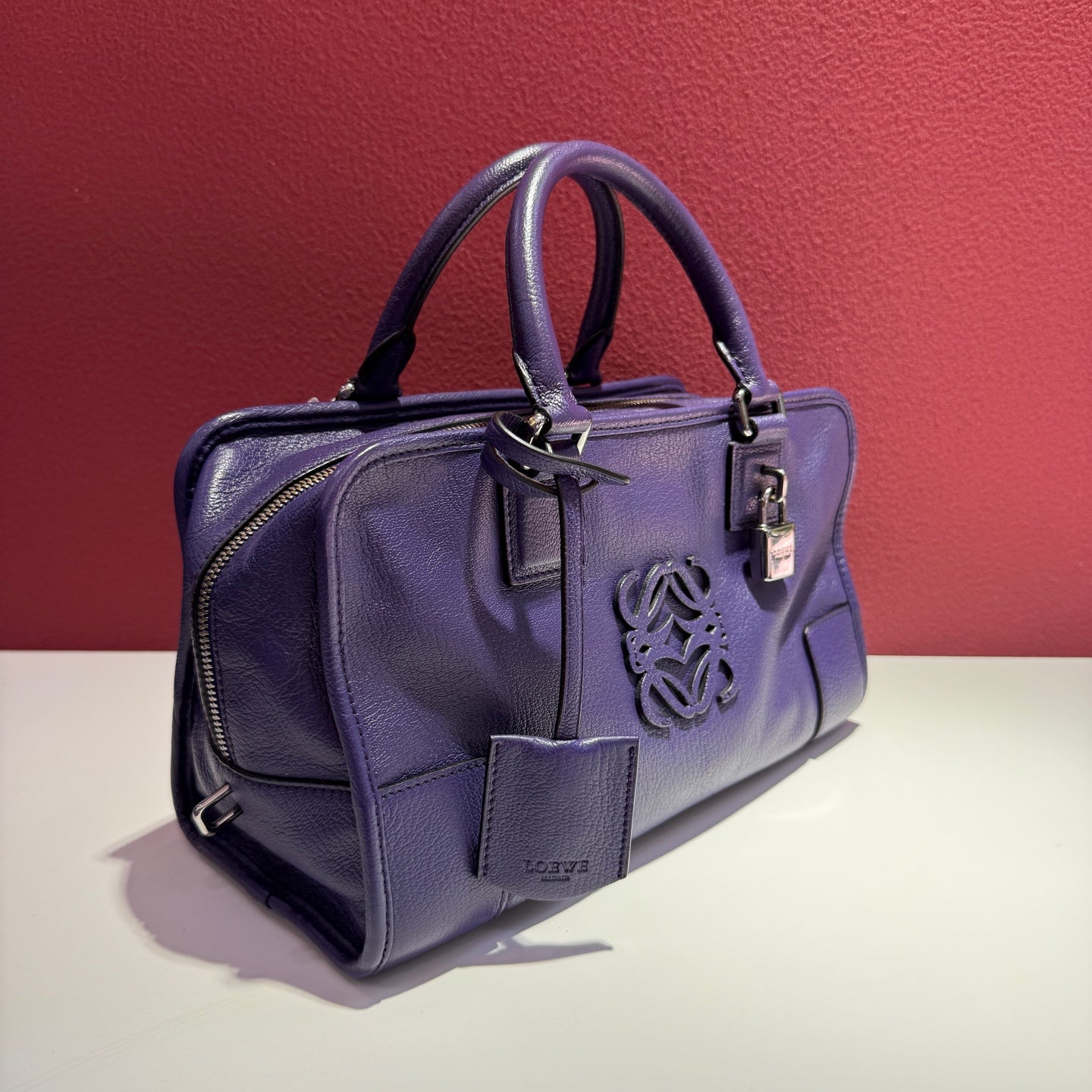 Loewe Purple Satchel