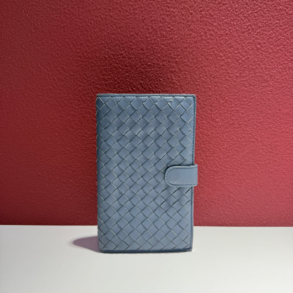 Bottega Veneta Blue Clutch