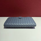 Bottega Veneta Blue Clutch