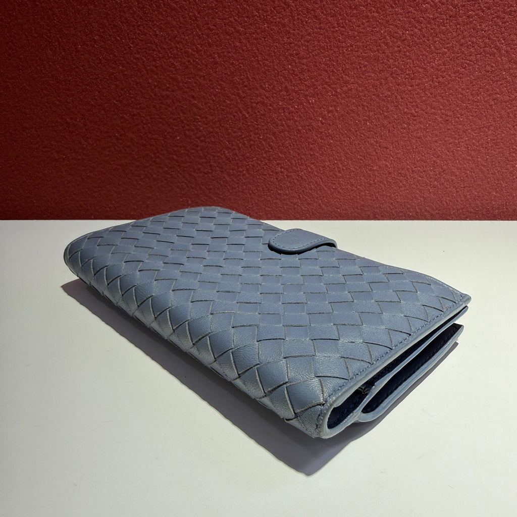 Bottega Veneta Blue Clutch