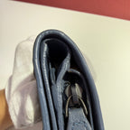 Bottega Veneta Blue Clutch