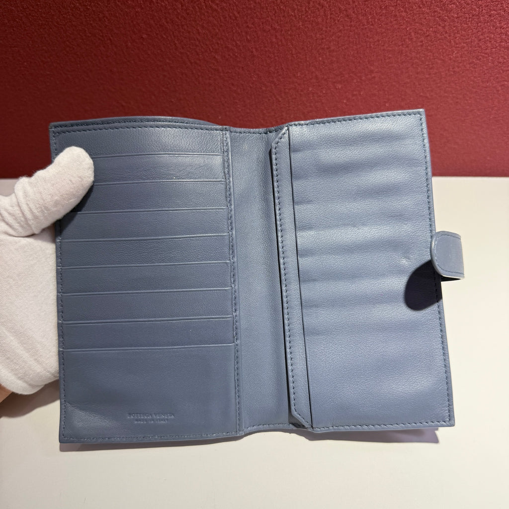 Bottega Veneta Blue Clutch