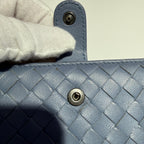 Bottega Veneta Blue Clutch