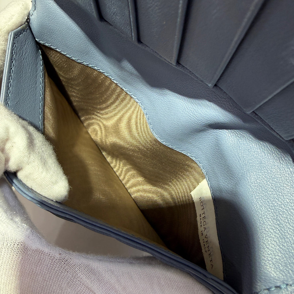 Bottega Veneta Blue Clutch