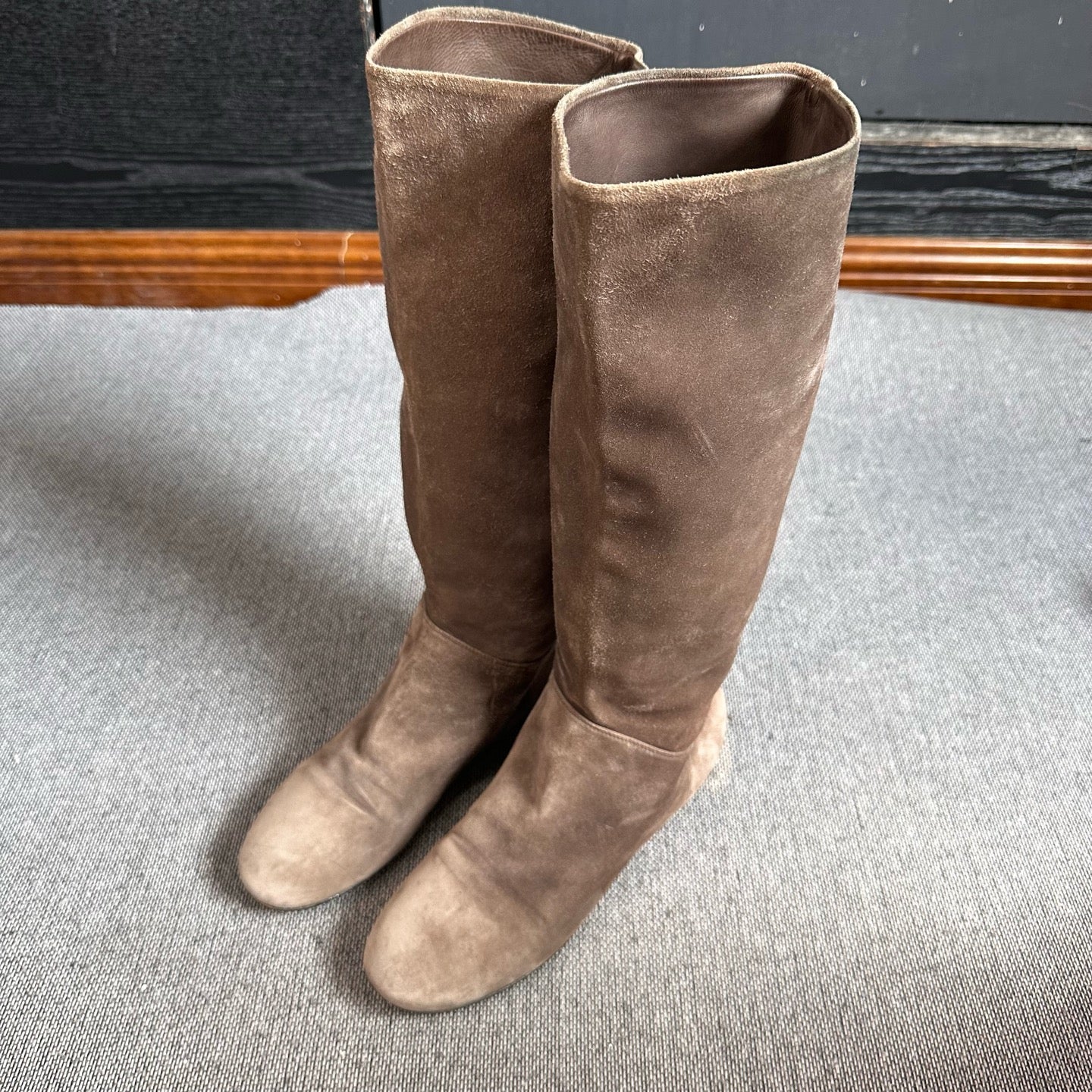 Louis Vuitton Alcantara Ankle boots