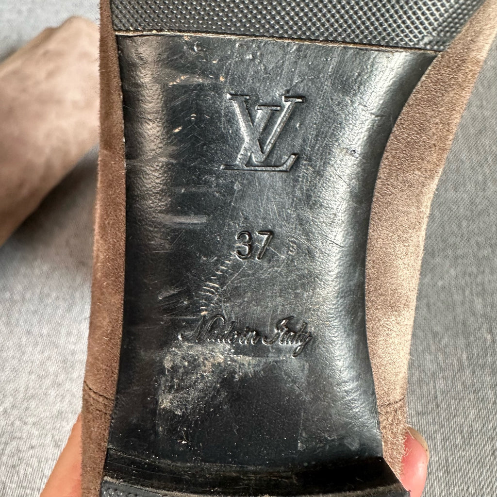 Louis Vuitton Alcantara Ankle boots