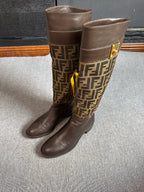 Fendi Leather Ankle boots