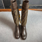 Fendi Leather Ankle boots