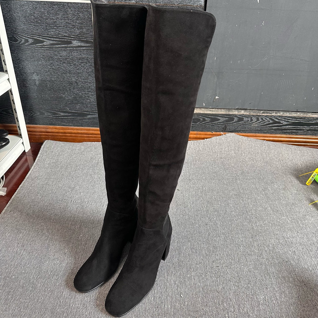 sw Alcantara Black Ankle boots