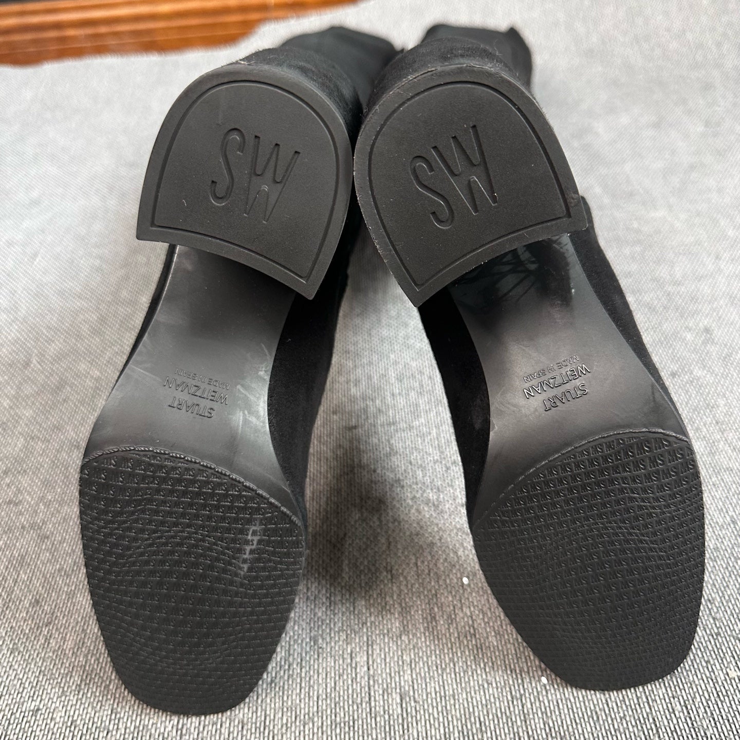 sw Alcantara Black Ankle boots