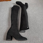 sw Alcantara Black Ankle boots
