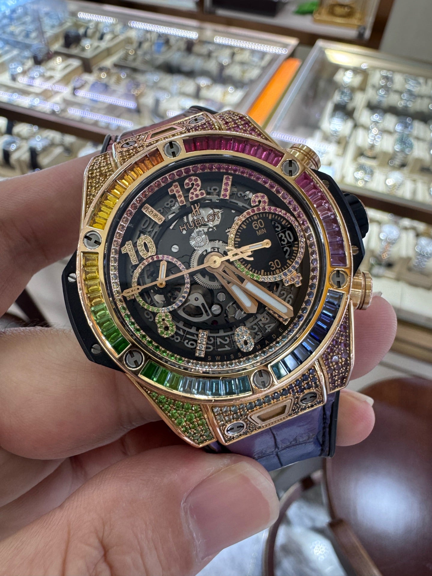 Hublot BIG BANG Multicolor Automatic (self-winding) watch 45 millimeters 411.OX.9910.LR.0999