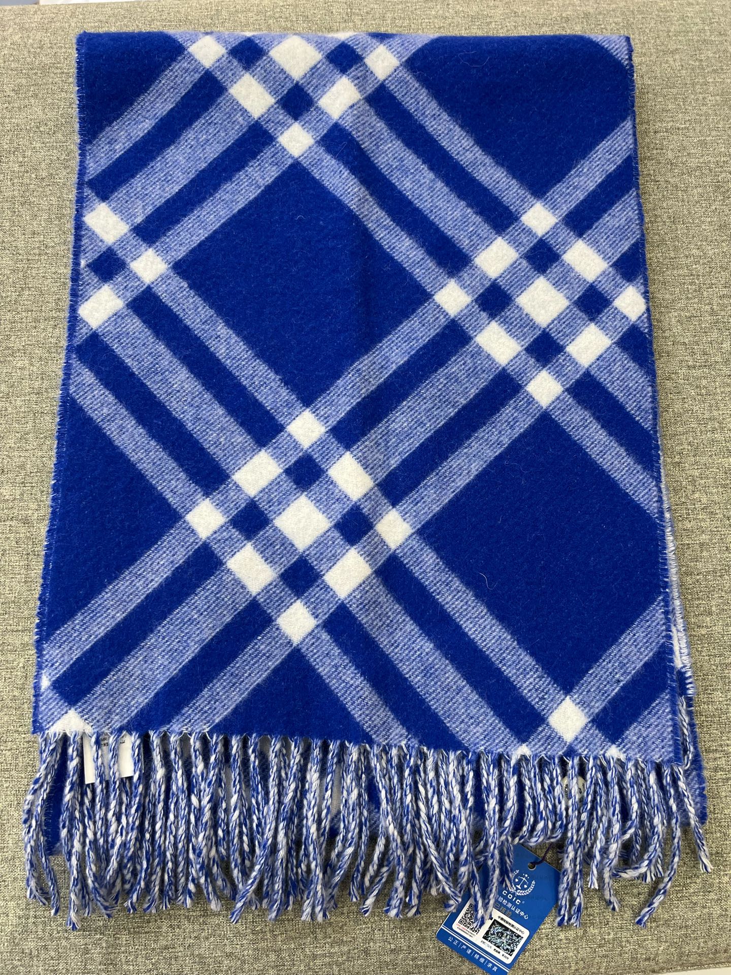 Burberry Blue Scarf