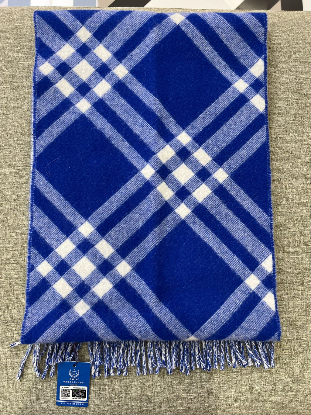 Burberry Blue Scarf