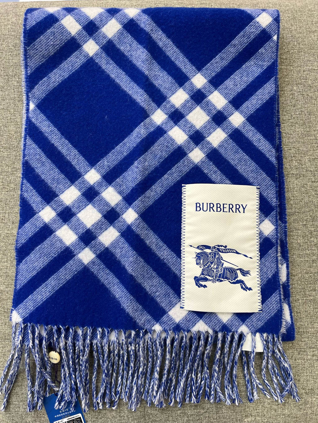 Burberry Blue Scarf
