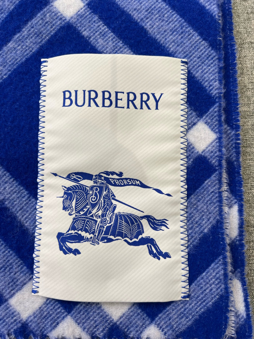 Burberry Blue Scarf
