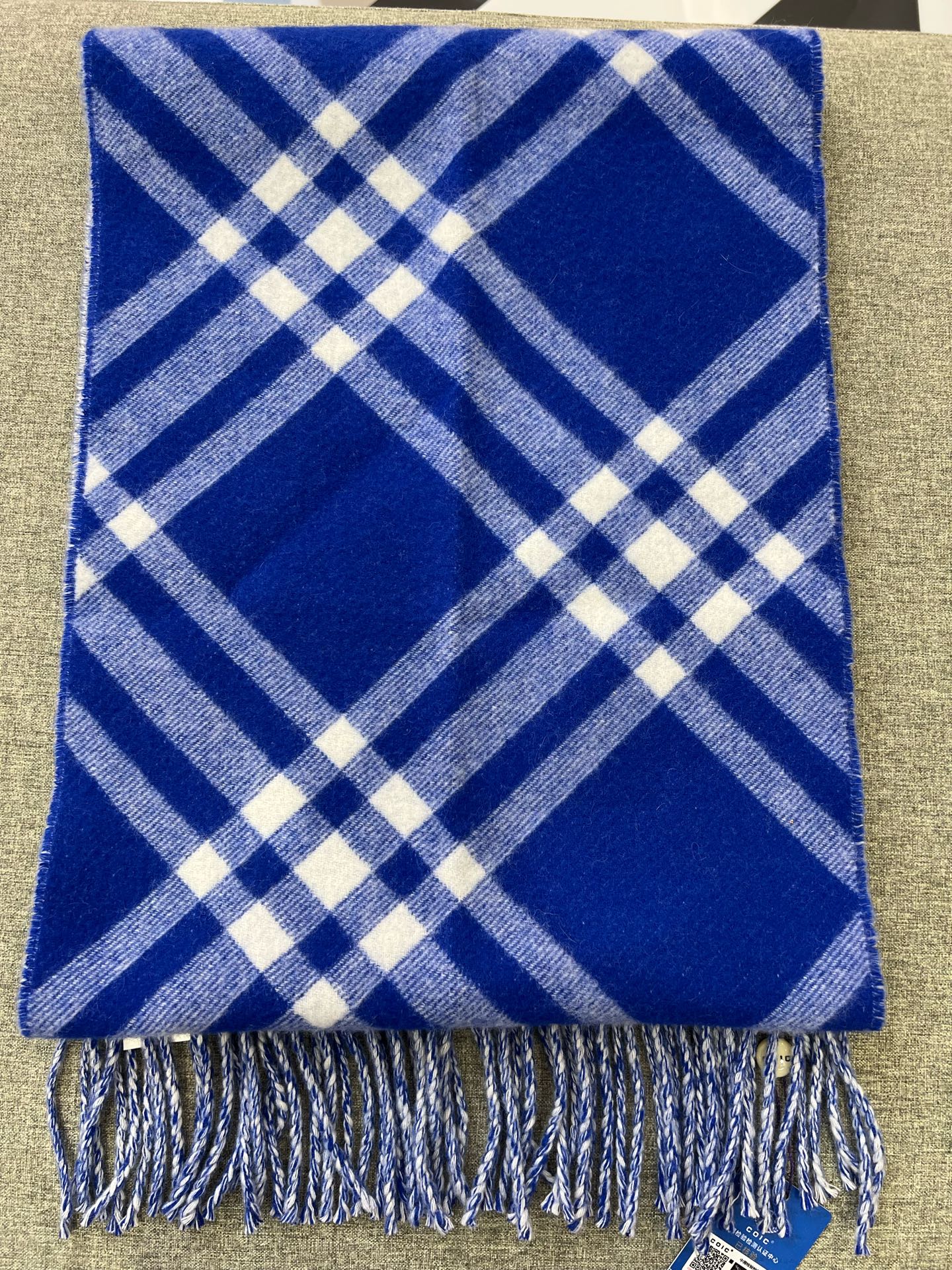 Burberry Blue Scarf