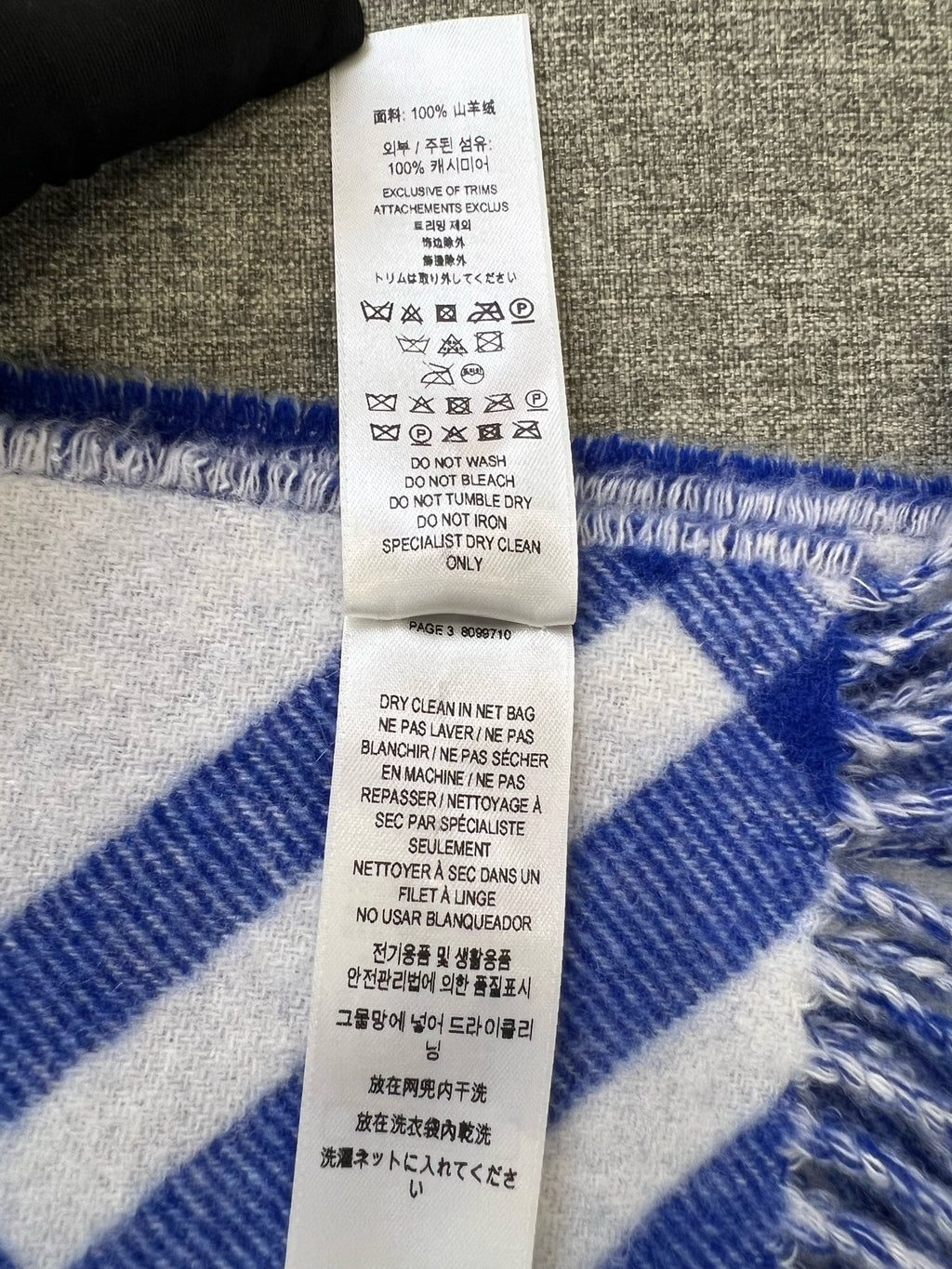 Burberry Blue Scarf