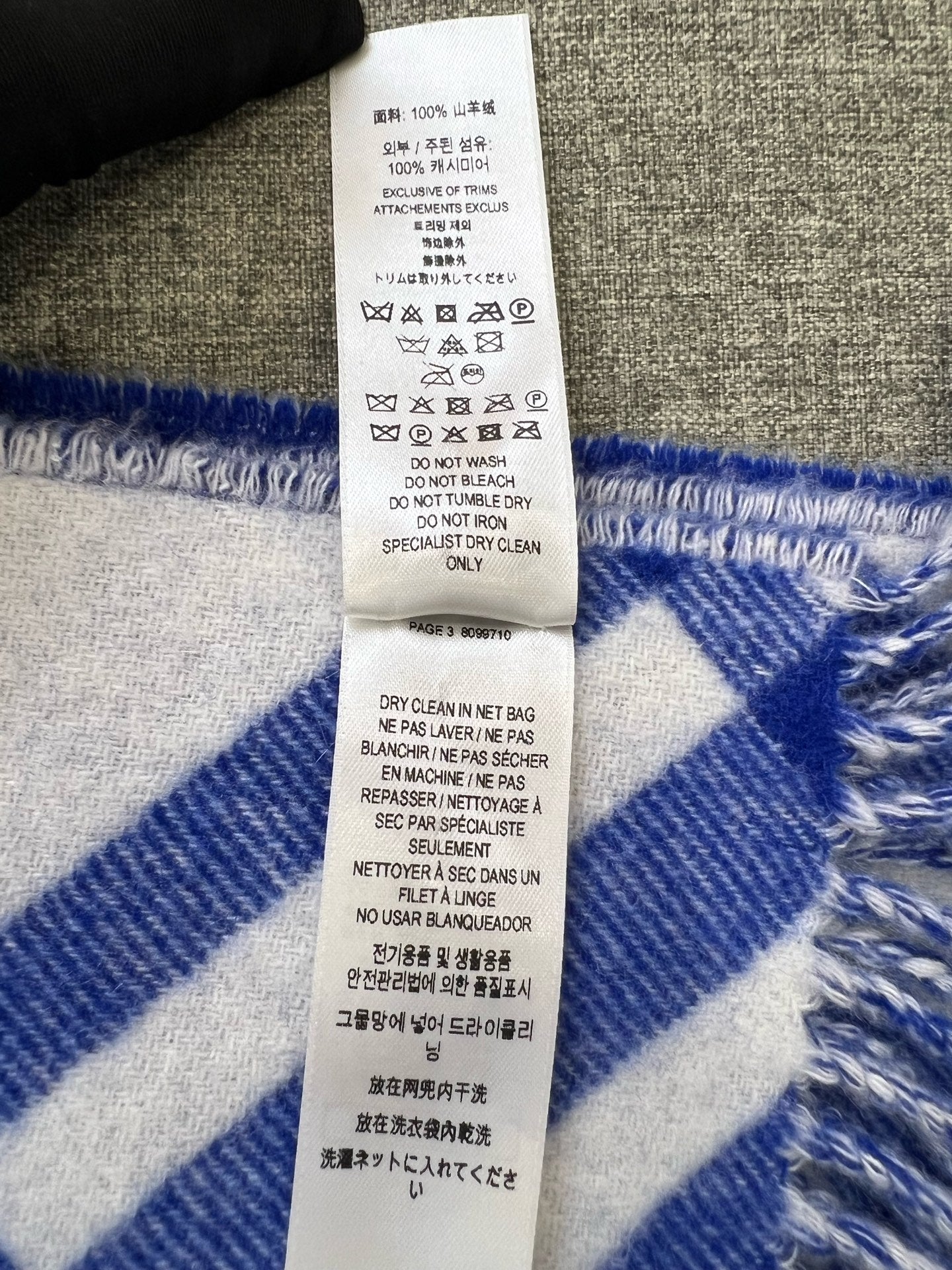 Burberry Blue Scarf