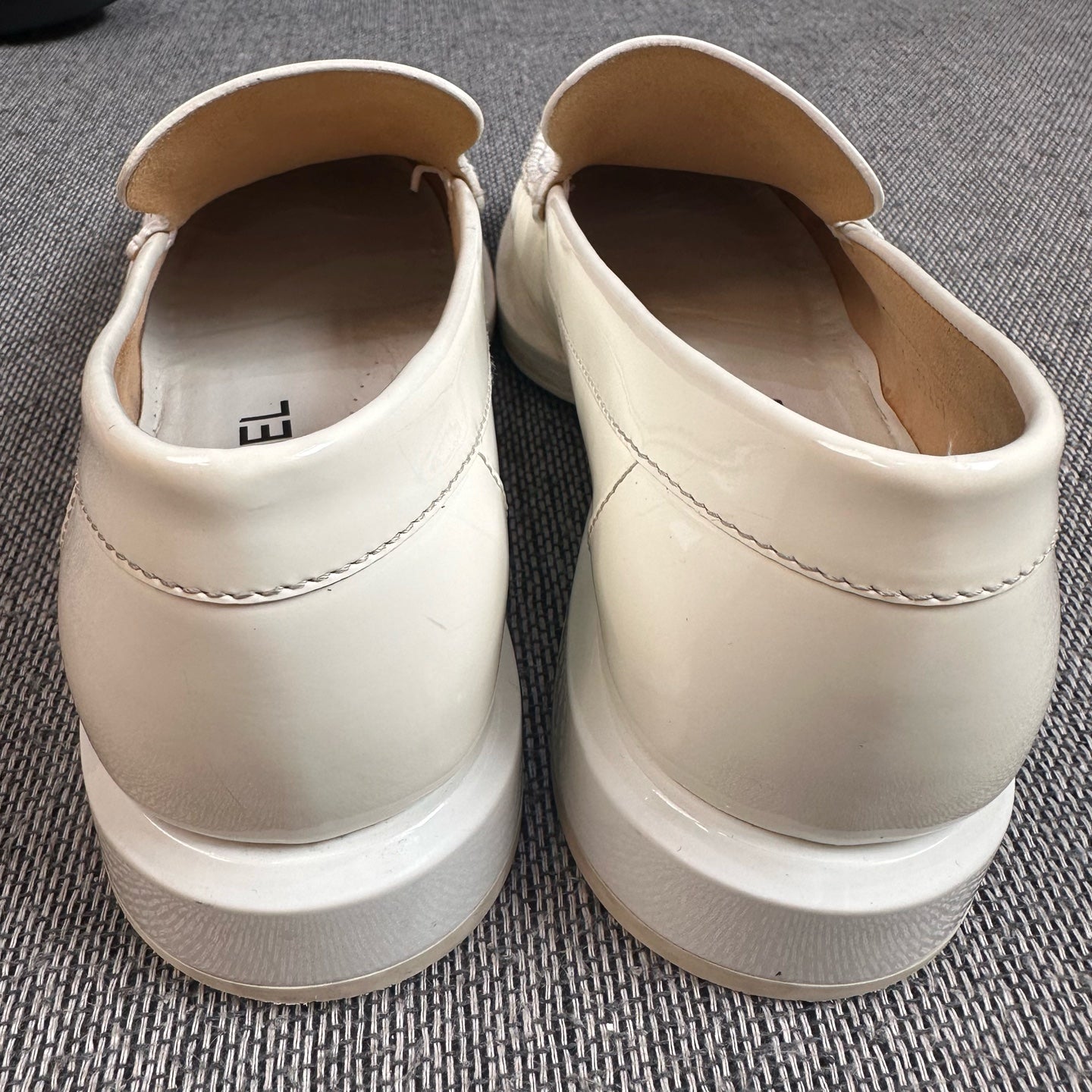 Chanel White Loafers