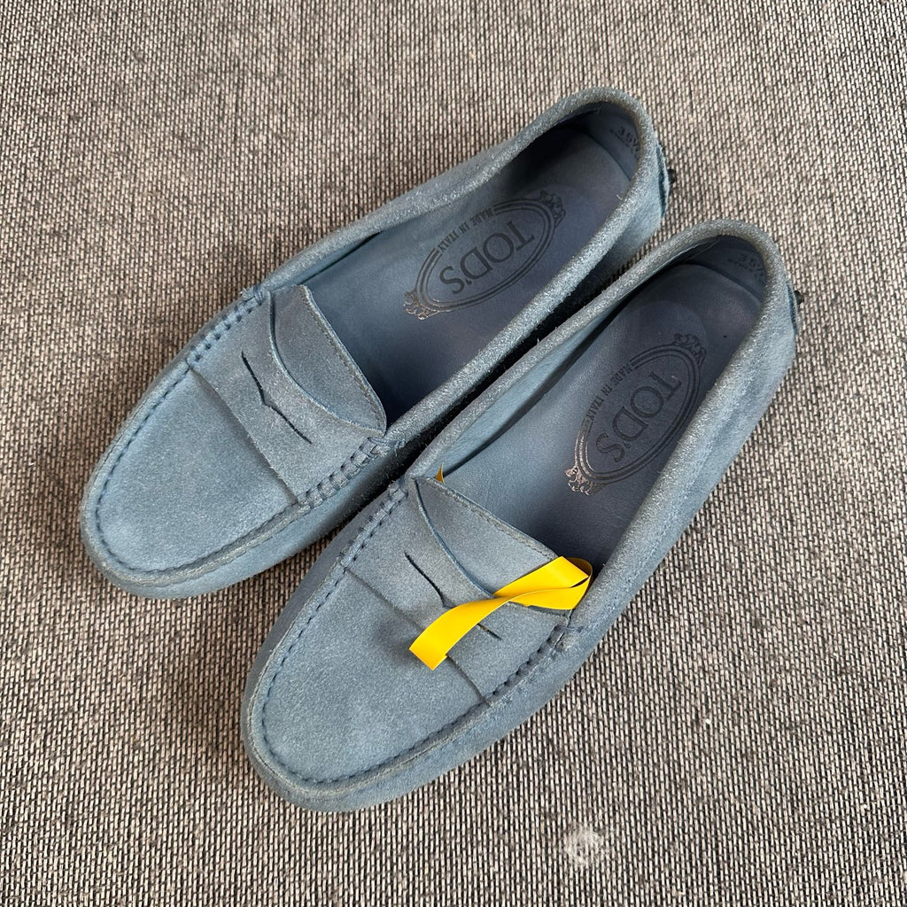 空白 Alcantara Loafers