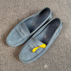 空白 Alcantara Loafers