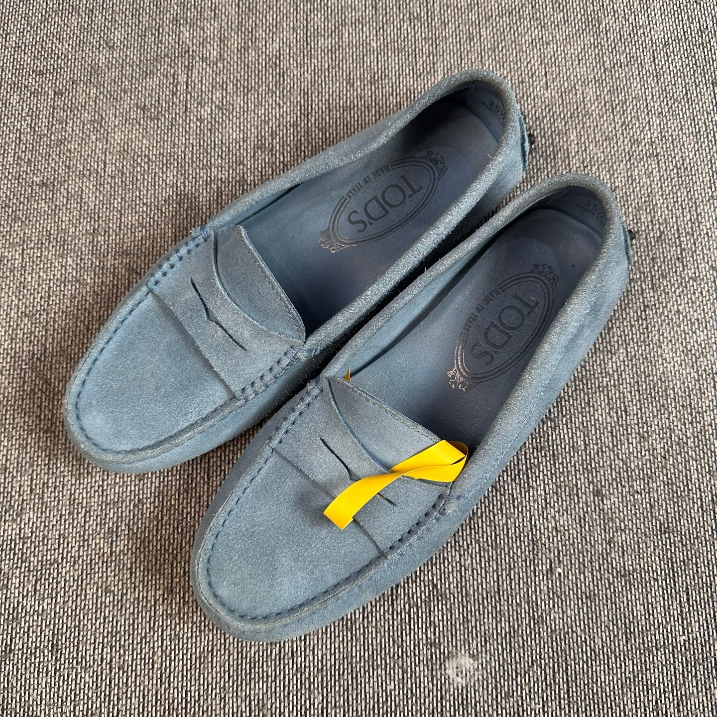 空白 Alcantara Loafers
