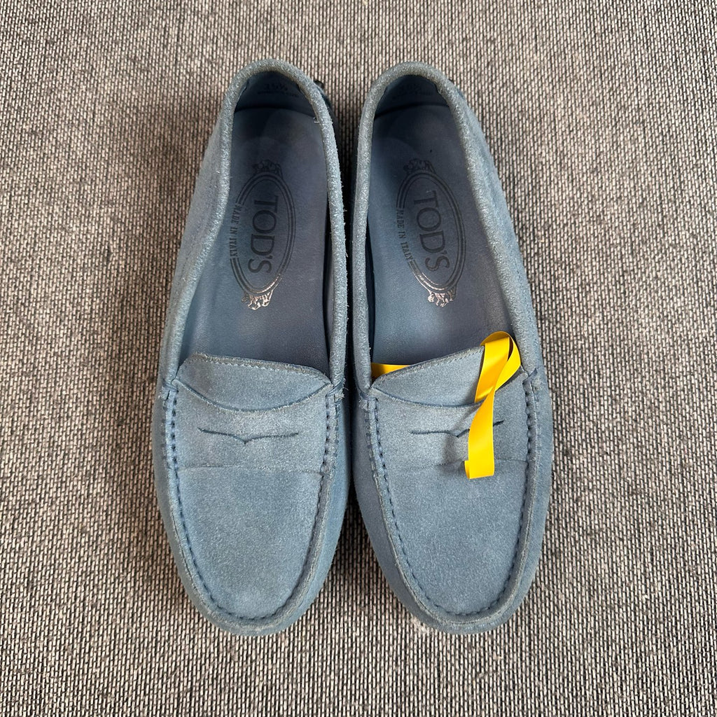 空白 Alcantara Loafers