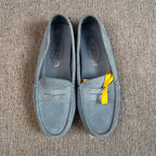 空白 Alcantara Loafers