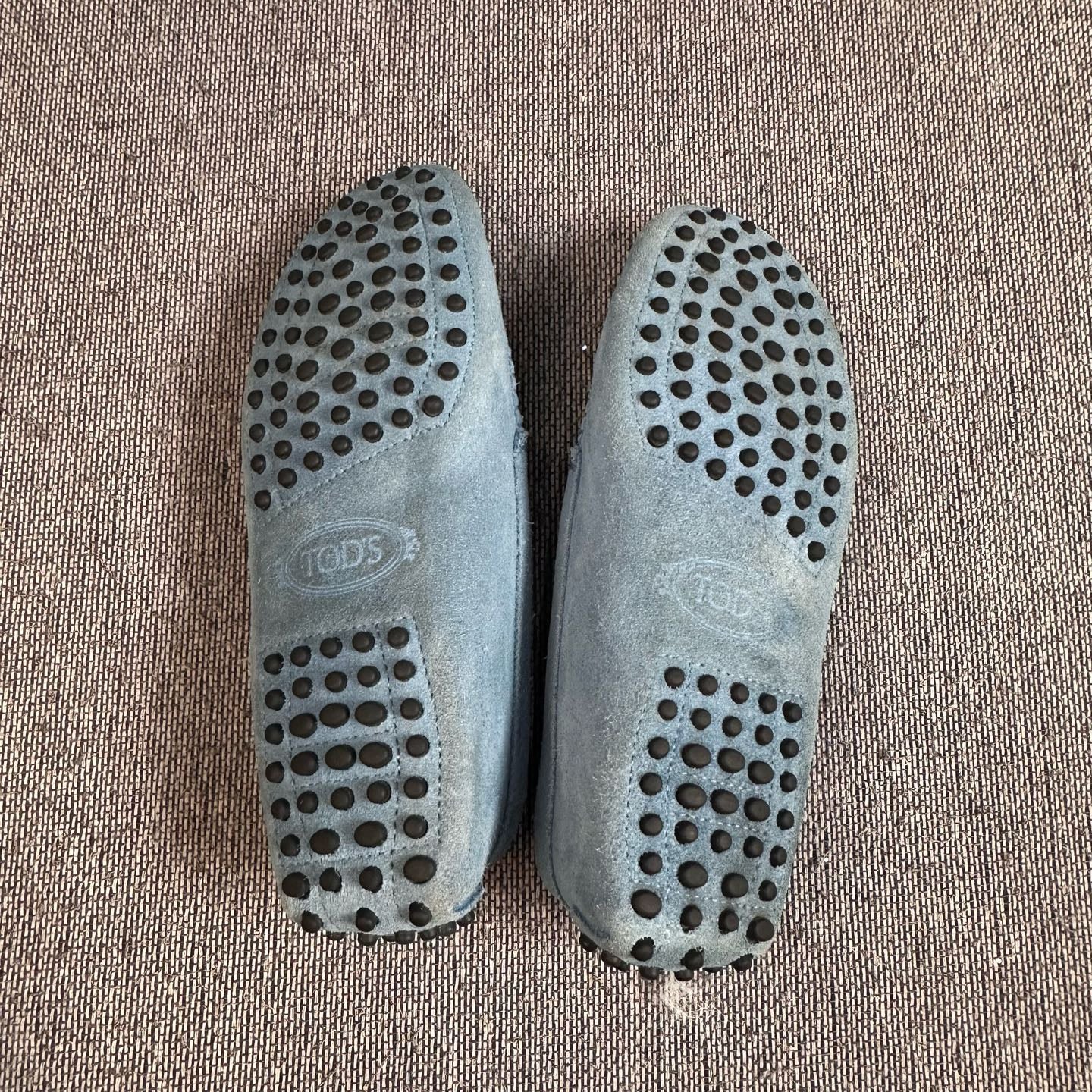 空白 Alcantara Loafers