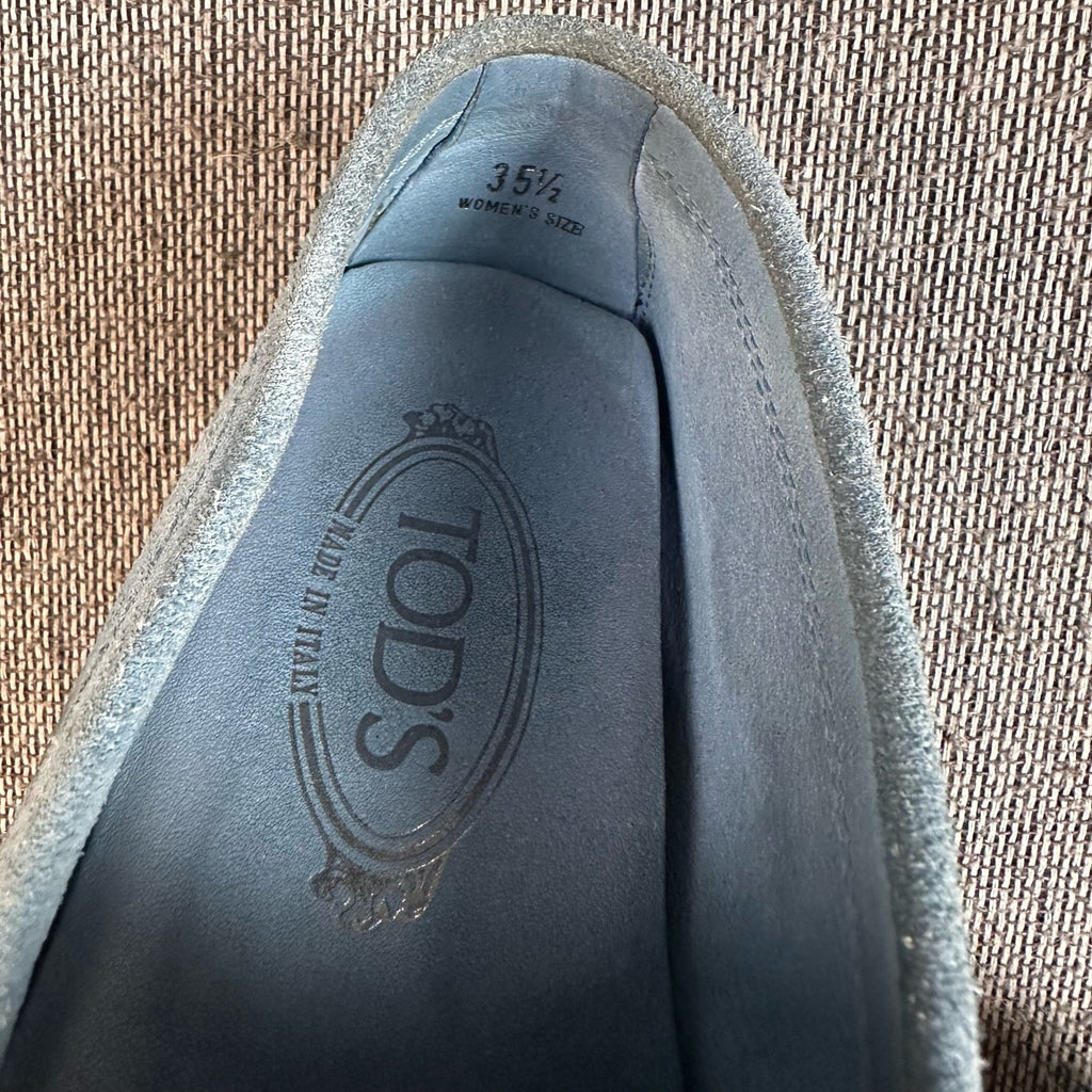 空白 Alcantara Loafers