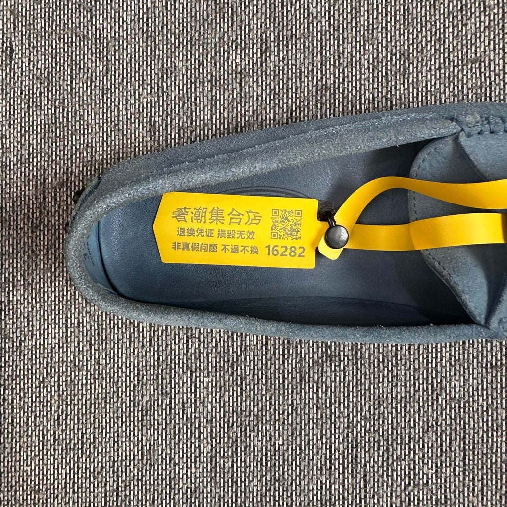 空白 Alcantara Loafers