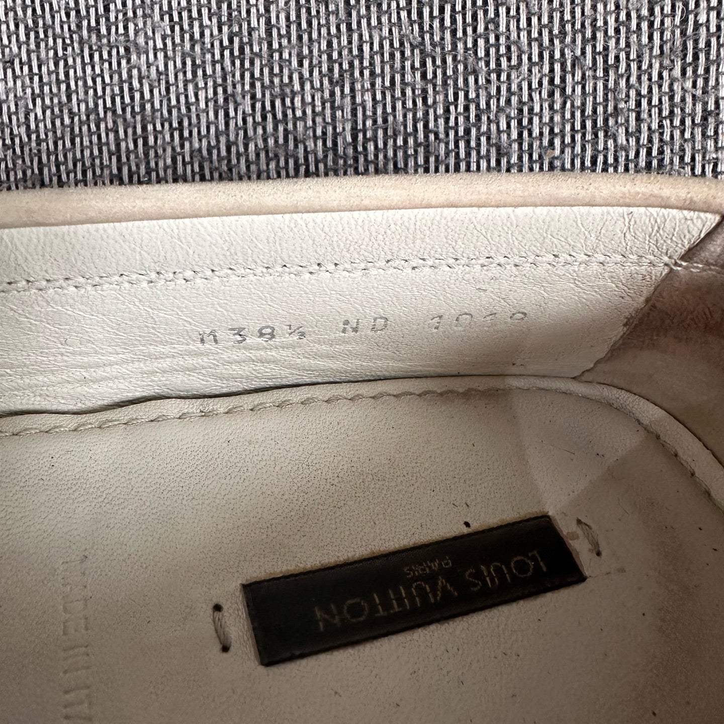 Louis Vuitton Metal White Loafers