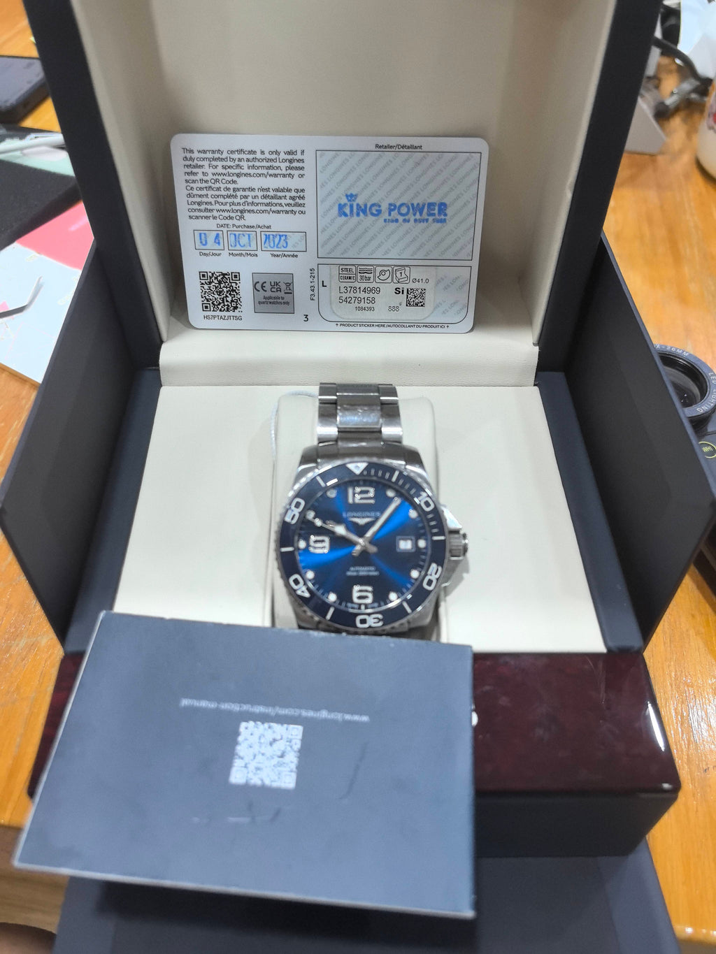 Longines Conquest Diving Series Mechanical watch 41.00mm L3.781.4.96.6