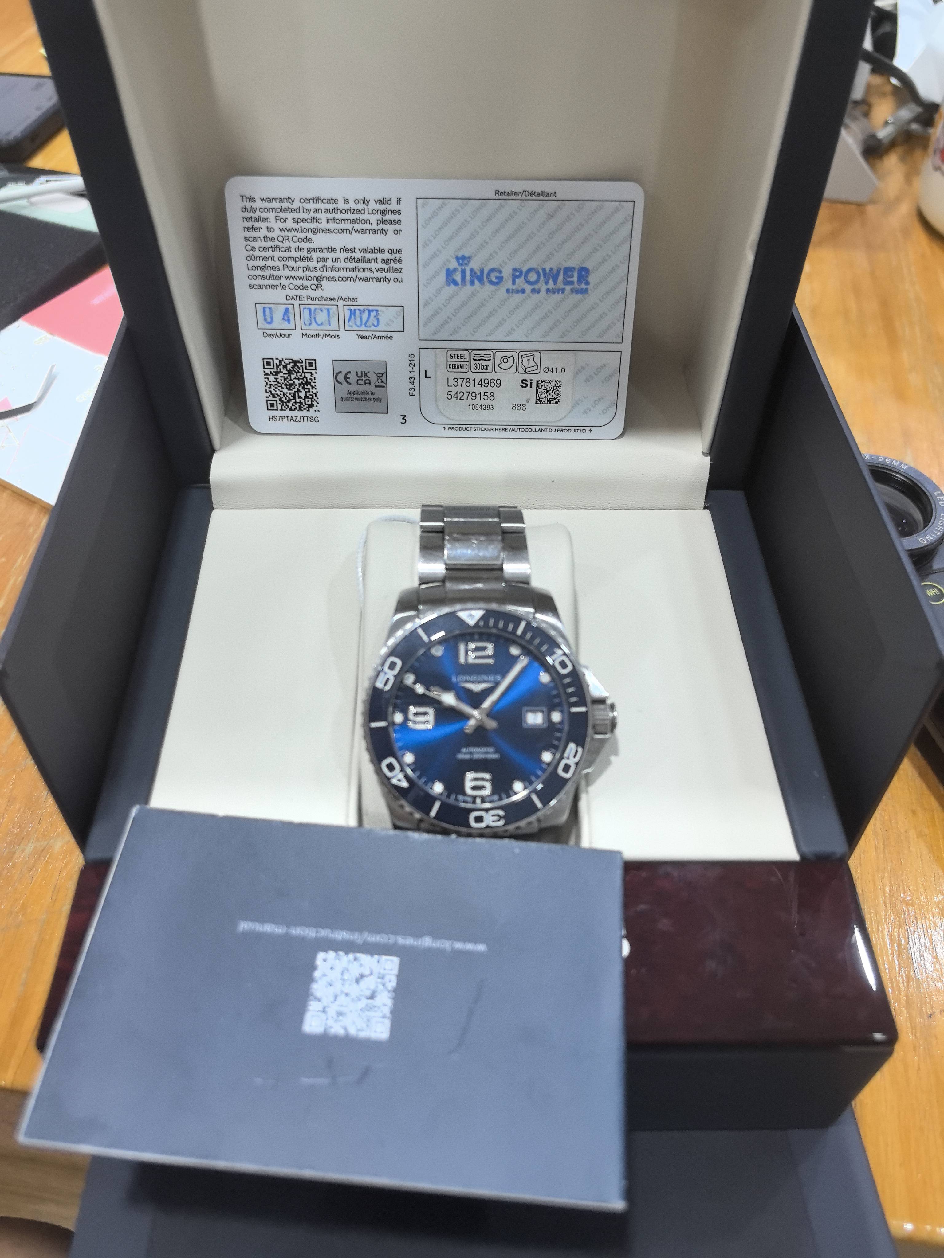Longines Conquest Diving Series Mechanical watch 41.00mm L3.781.4.96.6