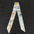 Hermes White Scarf