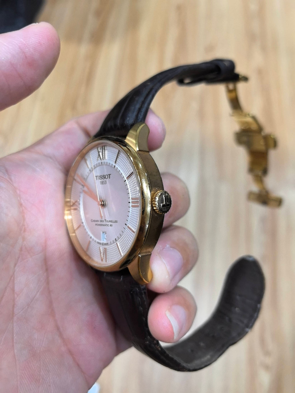 Tissot Dulul Series Rose gold Mechanical watch 42.00 MM T099.407.36.038.00