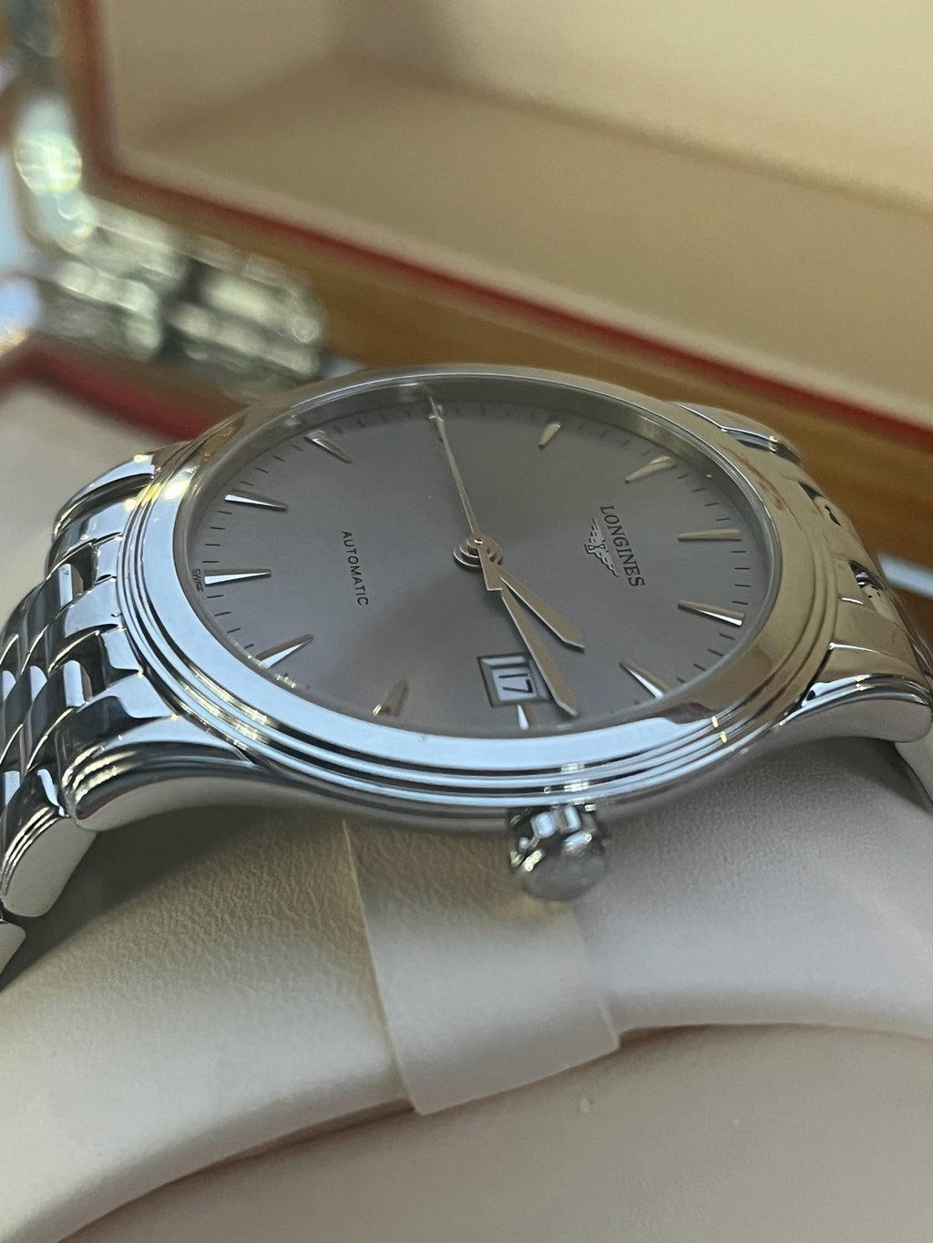 Longines Elegance Gray Automatic (self-winding) watch 38.50 millimeters L4.874.4.72.6