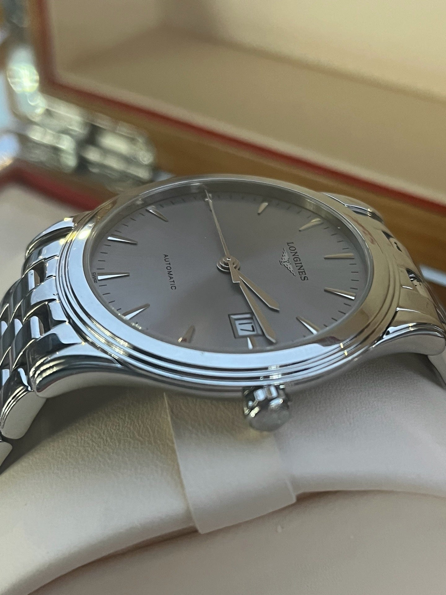 Longines Elegance Gray Automatic (self-winding) watch 38.50 millimeters L4.874.4.72.6