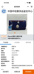Chanel Blue Shoulder Bag