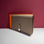 Hermes Clutch Dimensions: 20.1 cm (length) x 12.5 cm (width) x 0.4 cm (thickness) H043070CK18